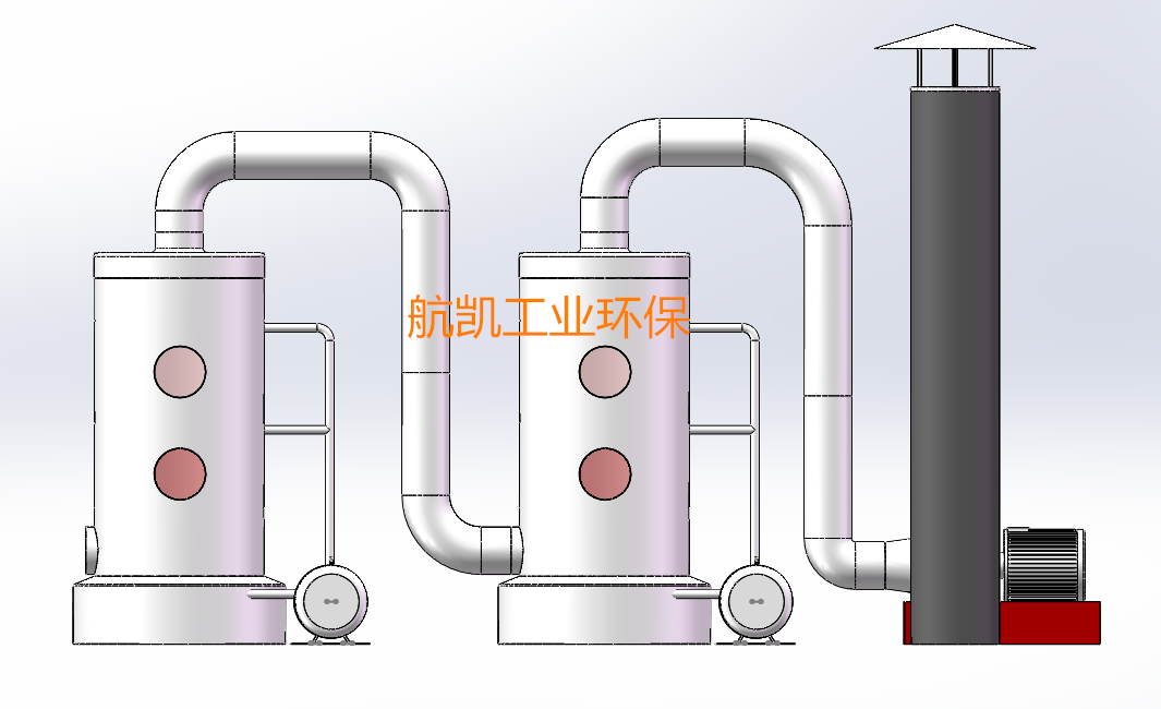 喷淋塔设计图纸