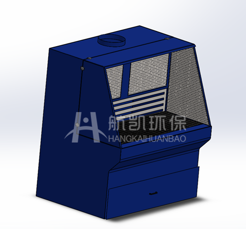 打磨台除尘器图纸