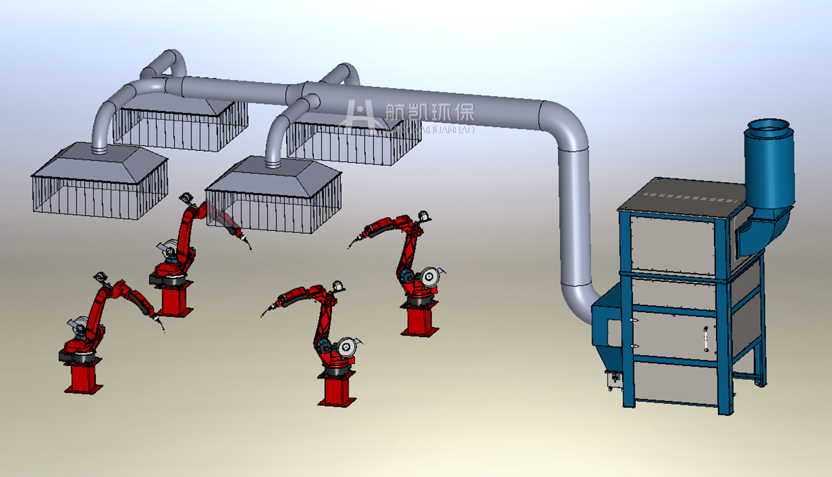 机器人焊接烟尘处理图纸